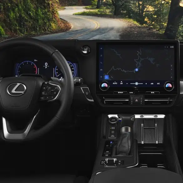 Intérieur du GX 550 Premium de couleur noire