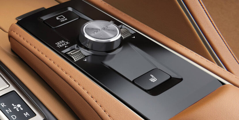 lexus-2026-lc-500-convertible-interior-toasted-caramel-centre-audio-controls
