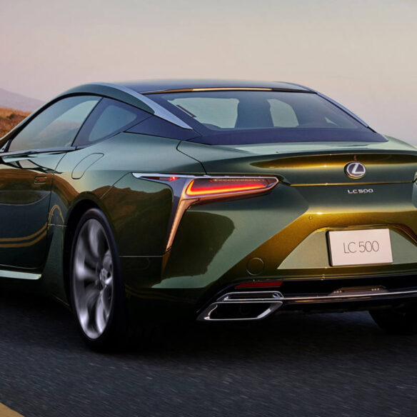 lexus-2026-lc-500-nori-green-pearl-rear