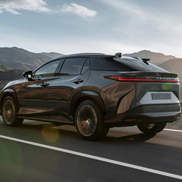 lexus-2026-rz-450e-luxury-cloudburst-grey-rear