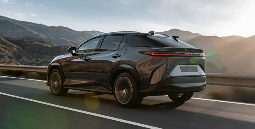 lexus-2026-rz-450e-luxury-cloudburst-grey-rear