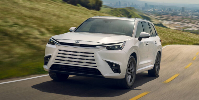 lexus-2026-tx-350-wind-chill-pearl-driving