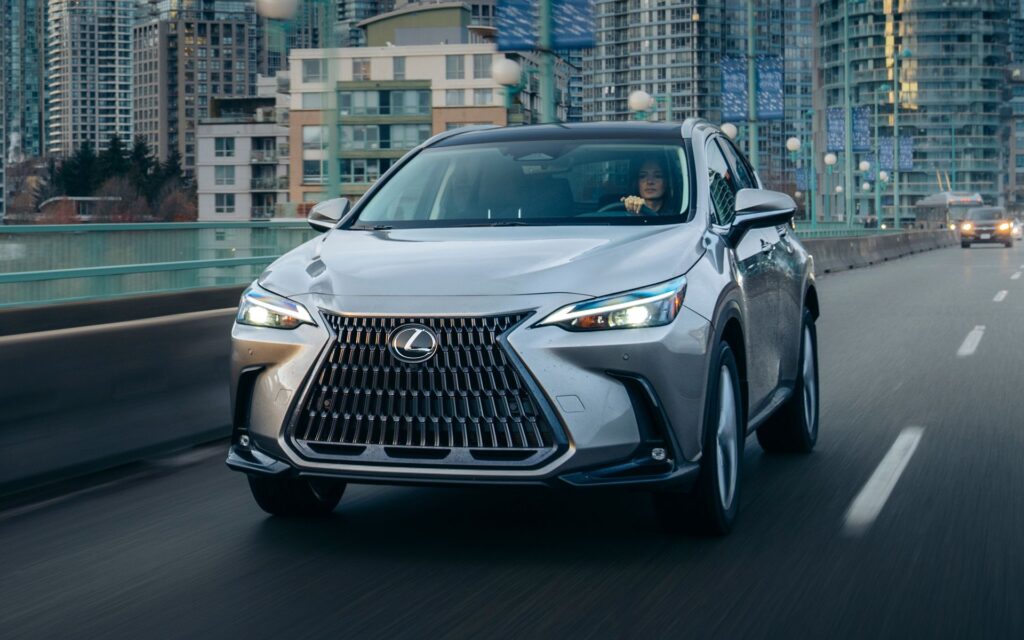 Lexus 2025 nx 350h luxury atomic silver x