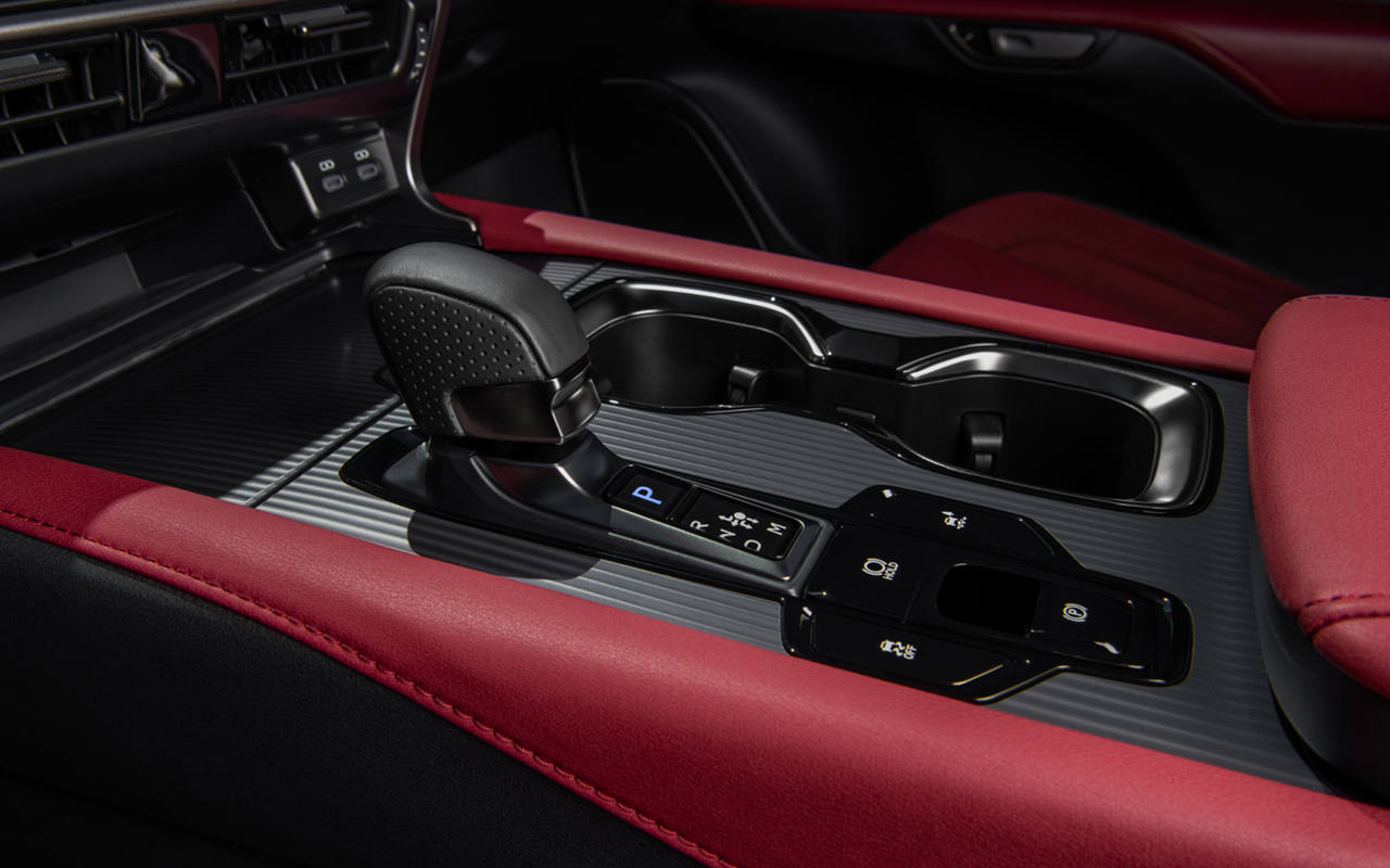 Lexus 2026 gallery rx500h f sport performance red rioja leather interior