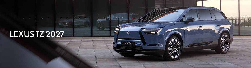 Lexus TZ 2027 vu de trois quarts avant
