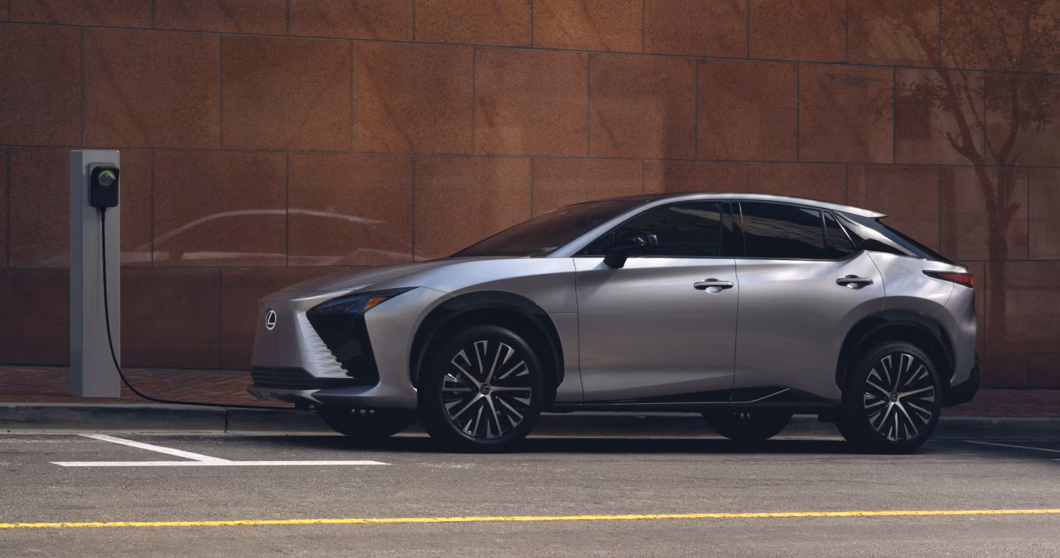 Lexus bev landing page charging 2026 rz 450e luxury iridium l