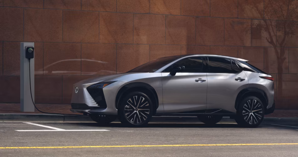 Lexus bev landing page charging 2026 rz 450e luxury iridium s