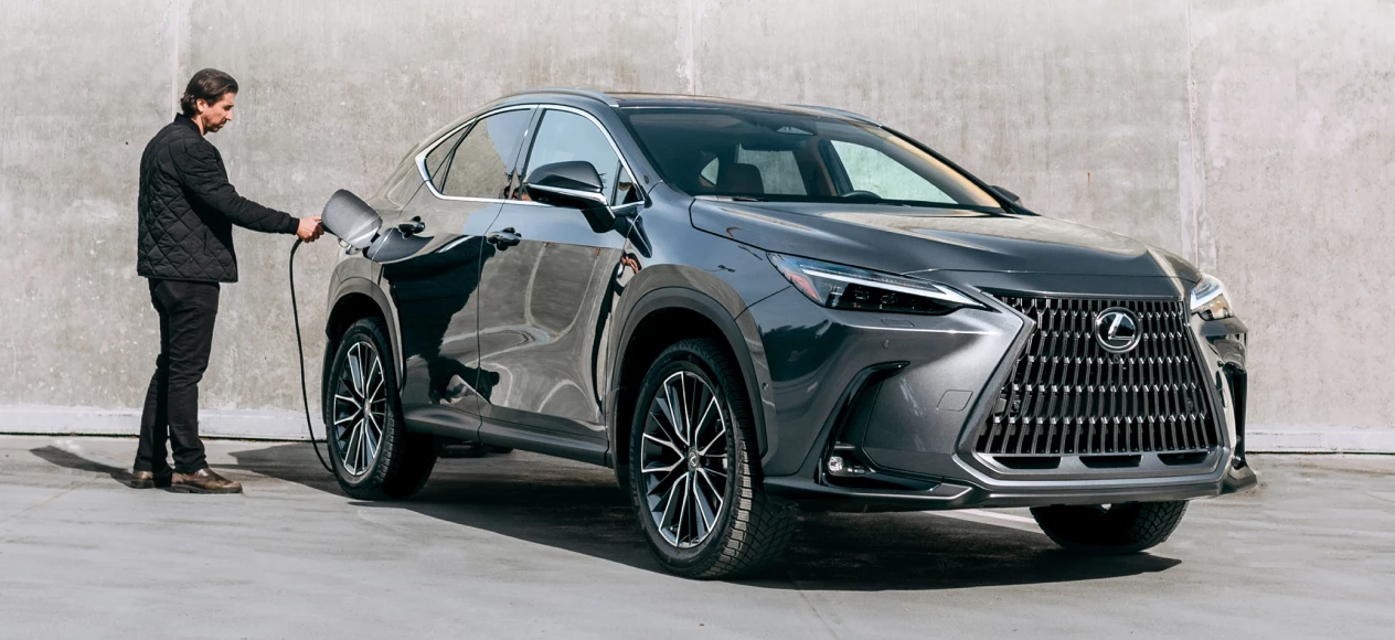 Lexus plug in hybrid benefits 2026 nx 450h plus executive cloudburst grey l